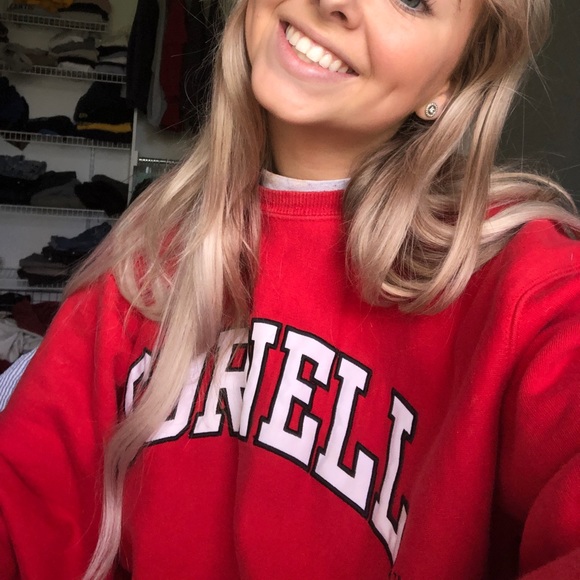 COPY - RARE Cropped Cornell Crewneck!! - Picture 3 of 4